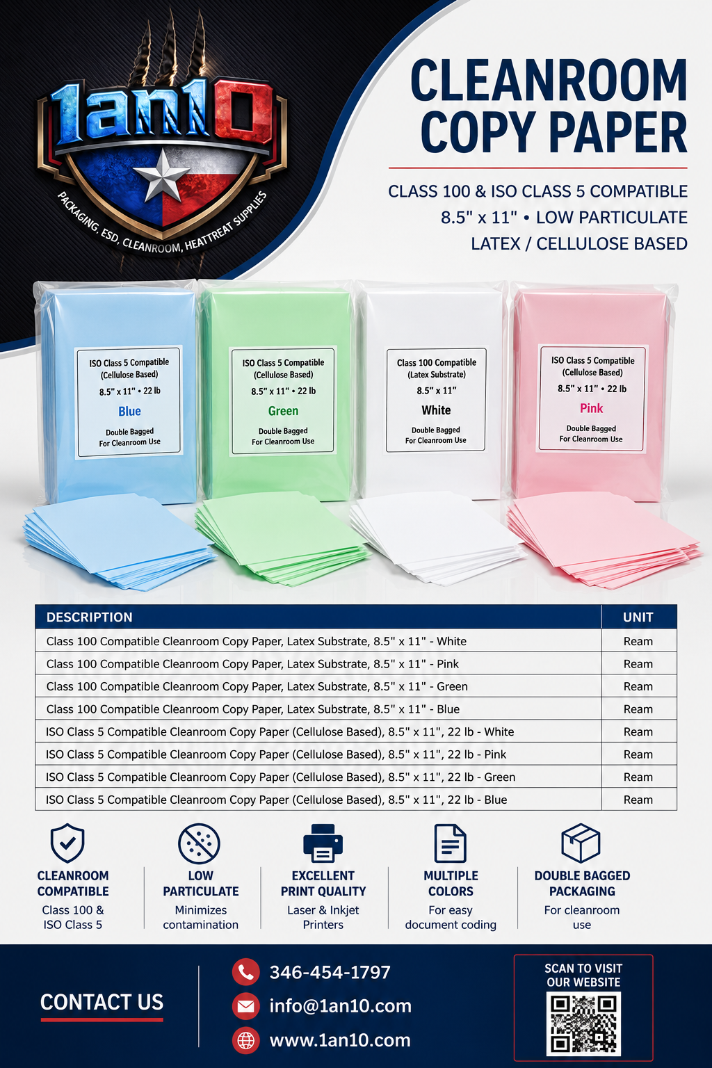 Copy Paper – 1AN10 SUPPLY LLC